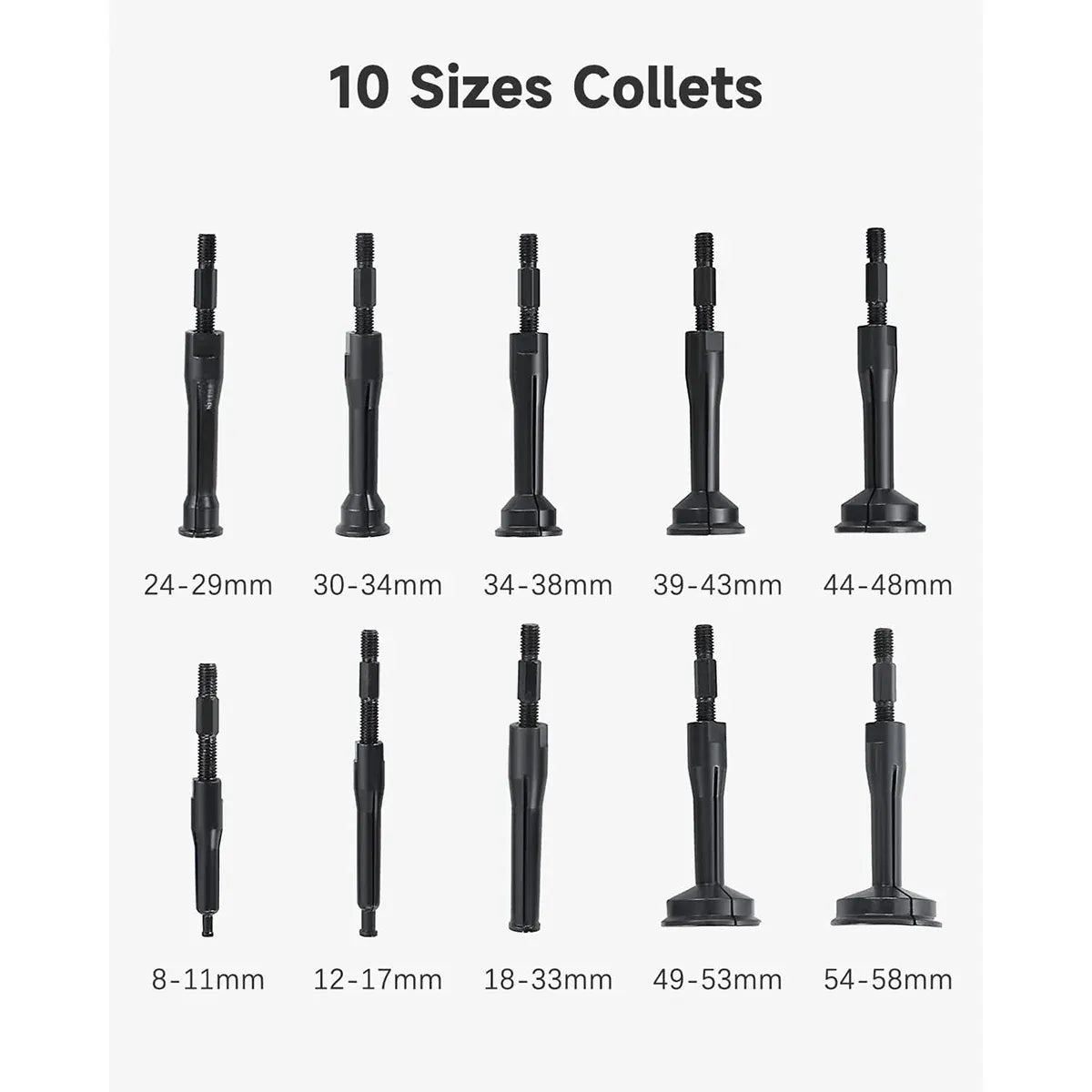 16PCS Inner Bearing Puller Set Slide Hammer Blind Hole Remover Kit