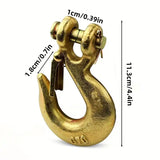 4pcs Sheep Horn Grab Hooks Slide Hooks Chain Link Hooks Heavy Duty Hanging Tools - Side View