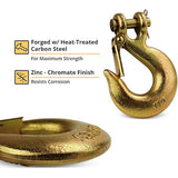 4pcs Sheep Horn Grab Hooks Slide Hooks Chain Link Hooks Heavy Duty Hanging Tools - Top-Down View