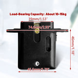 5X Sliding Security Screen Sliding Door Rollers Wheels Replacement Diy Parts Syd - Side View