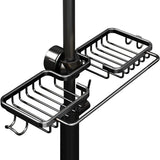Multifunctional Faucet Shelf Kitchen Storage Sink Draining Basket Household Rack - Black