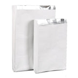 Aluminum Foil Lined Chips Bbq Chicken Paper Bags Disposable Greaseproof Takeaway - 12*4*21.5-500PCS - Front View