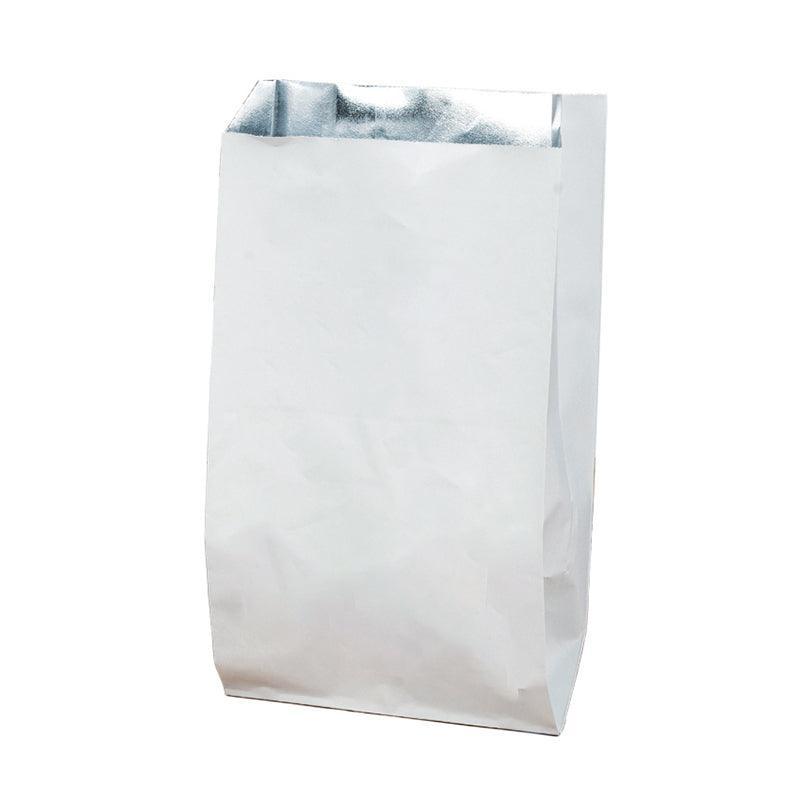 Aluminum Foil Lined Chips Bbq Chicken Paper Bags Disposable Greaseproof Takeaway - 16*4*31-500PCS