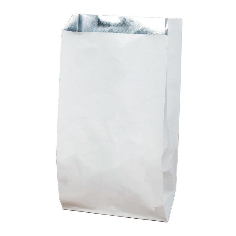 Aluminum Foil Lined Chips Bbq Chicken Paper Bags Disposable Greaseproof Takeaway - 16*4*31-500PCS