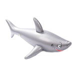 Inflatable Shark Pool Rider Float Toy for Swimming and Water Fun - Front View