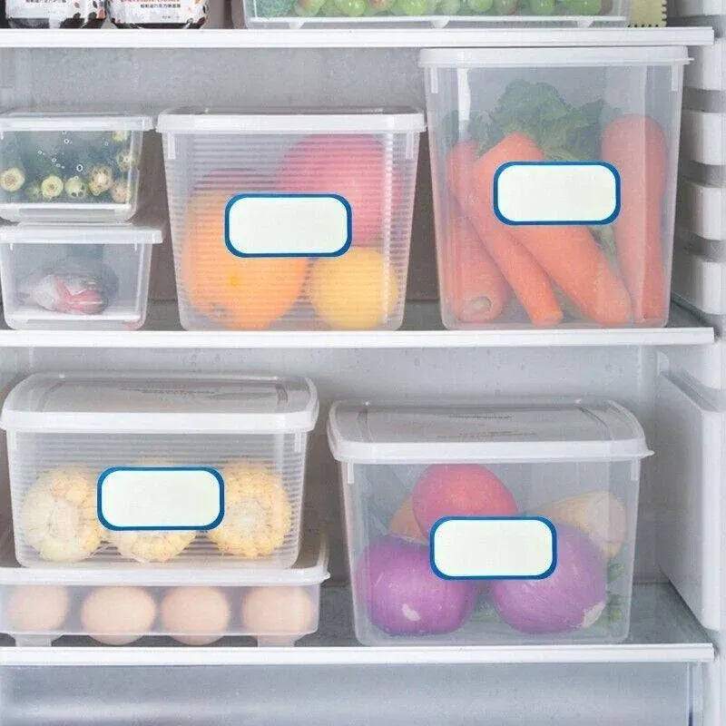 300PCS Writable Food Storage Labels for Kitchen Containers and Freezer Organisation
