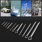 150PCS box 15 Kinds Stainless Steel Split Cotter Pins Assortment Kit Tools cherr