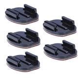 5PCS Flat GoPro 3M Adhesive Mount Set for Hero Series Helmet Car Board Camera - Front View