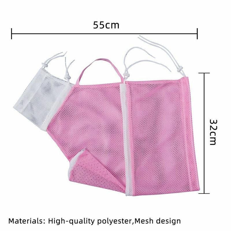 Cat Supplies Washing Bags for Pet Bathing Nail Trimm Mesh Cat Grooming Bath Bag - Grey