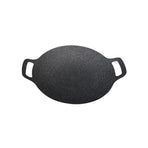 Korean BBQ Grill Pan 34cm Non Stick Marble Coating Plate for Gas Stove Outdoor Use