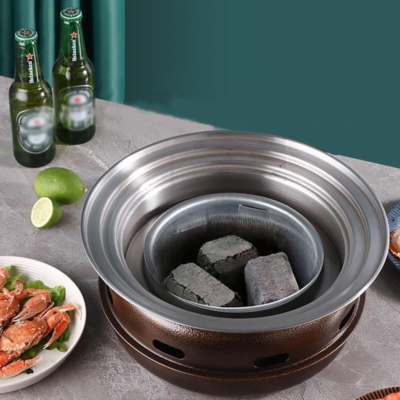 Multifunctional Charcoal Barbecue Grill Household Korean BBQ Grill Port