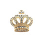 Small Crown Brooch Accessory Fashion Corsage Pin Jewelry Women Men Gift - 3# Gold