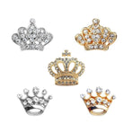Small Crown Brooch Accessory Fashion Corsage Pin Jewelry Women Men Gift - 3# Gold