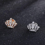Small Crown Brooch Accessory Fashion Corsage Pin Jewelry Women Men Gift - 3# Gold