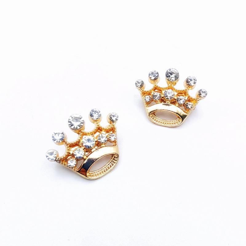 Small Crown Brooch Accessory Fashion Corsage Pin Jewelry Women Men Gift - 3# Gold