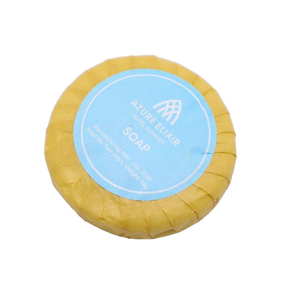 50pcs Hotel Soap Bars for Guesthouse Bathroom Travel Toiletries Set Hotel Use - Round