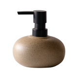 Reusable Ceramic Pump Bottle For Shampoo Lotion Soap Conditioner Travel Set - Front View
