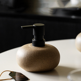 Reusable Ceramic Pump Bottle For Shampoo Lotion Soap Conditioner Travel Set - 45-Degree Angle