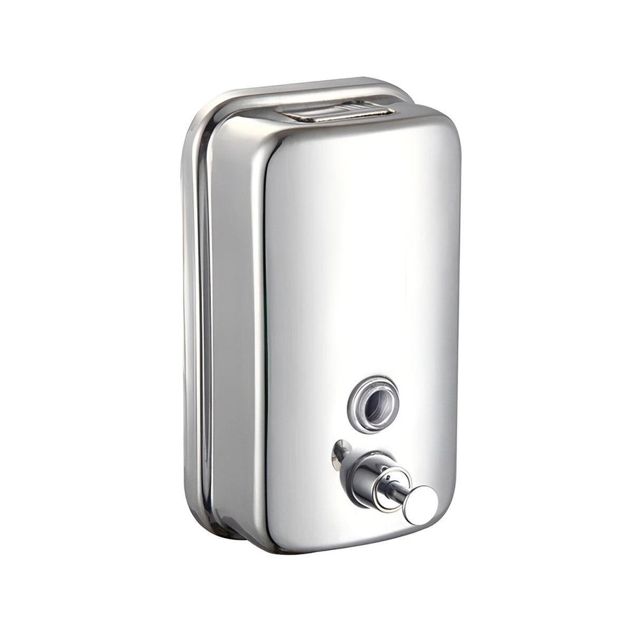 Stainless Steel Wall Mounted Soap Dispenser Hotel Bathroom Sanitizer Bottle - 500ML