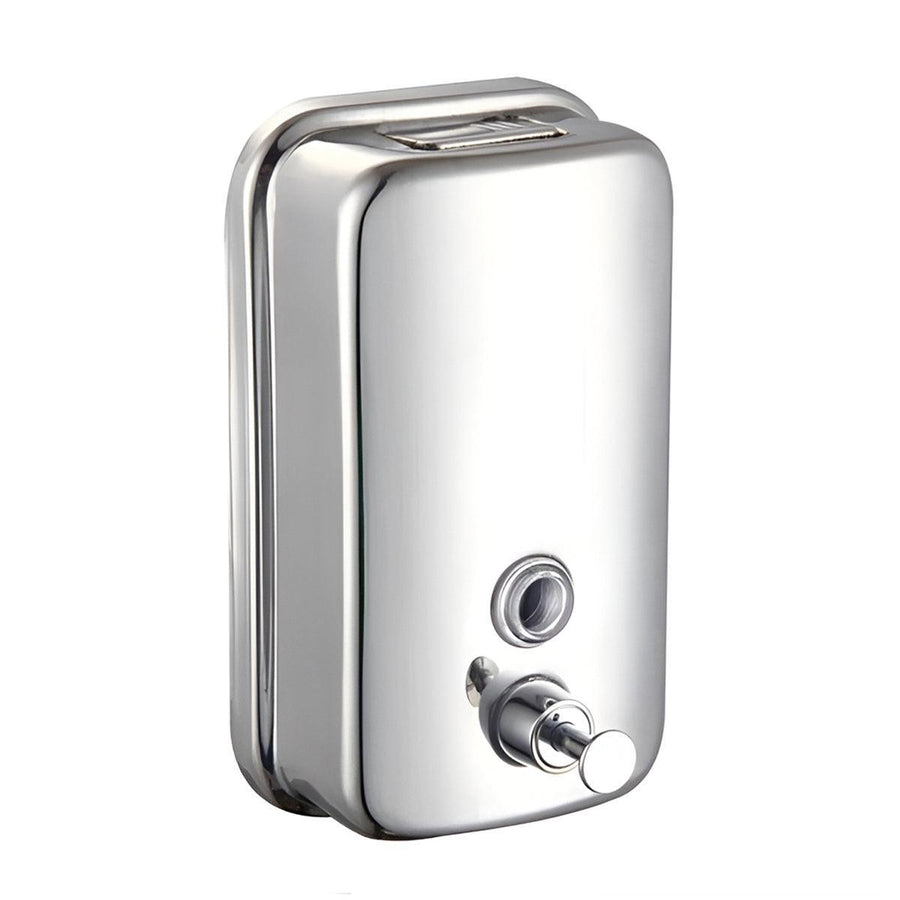 Stainless Steel Wall Mounted Soap Dispenser Hotel Bathroom Sanitizer Bottle - 800ML
