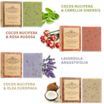 2PCS Seaweed Scrub Body Soap Bar with Granules Exfoliating Bath Cleanser Gift - Lavender-2PCS