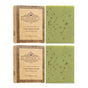 2PCS Seaweed Scrub Body Soap Bar with Granules Exfoliating Bath Cleanser Gift - Tea-2PCS