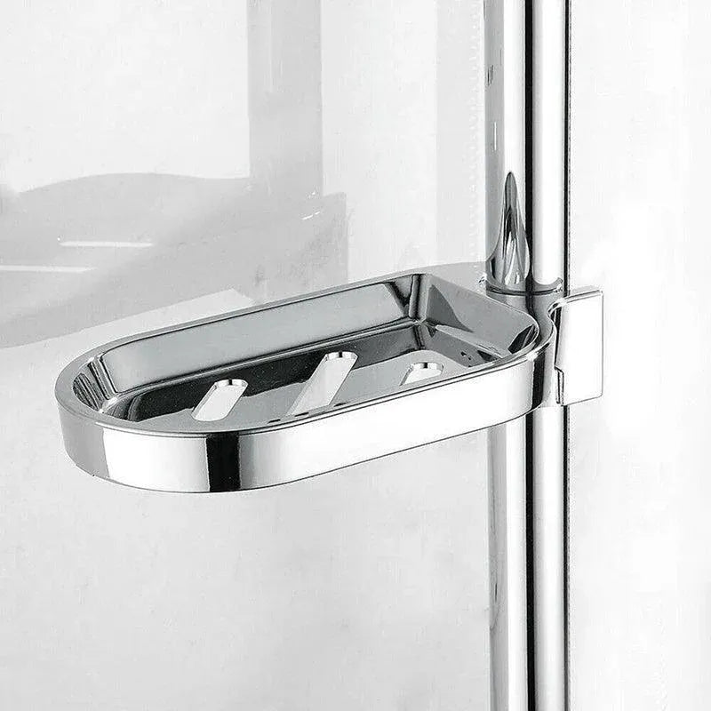 Adjustable Rail Slide Bathroom Bath Shower Soap Dishes Holder For 25 Mm Home Au