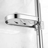 Adjustable Rail Slide Bathroom Bath Shower Soap Dishes Holder For 25 Mm Home Au - Rear View