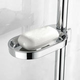 Adjustable Rail Slide Bathroom Bath Shower Soap Dishes Holder For 25 Mm Home Au - Close-Up Angle