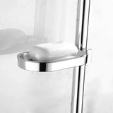 Adjustable Rail Slide Bathroom Bath Shower Soap Dishes Holder For 25 Mm Home Au - Extra Image
