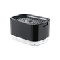 2in1 Soap Dispenser Pump Sponge Holder Countertop Dishwashing Liquid Container - Black
