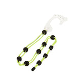 Locks Sock Tidy Clips Rope Storage Hangers Closet Organizer Laundry Helper - Green - Close-Up Angle