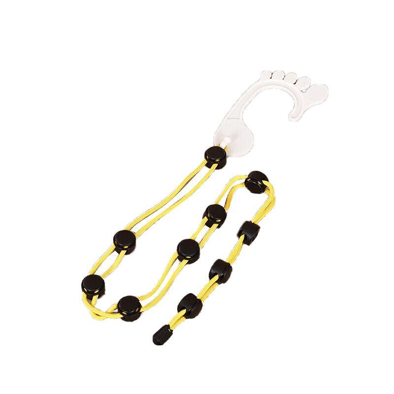 Locks Sock Tidy Clips Rope Storage Hangers Closet Organizer Laundry Helper - Yellow