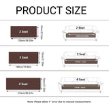 Sofa Cushion Cover Modern Non Slip Couch Protector Furniture Seat Slipcover Pad - 70x210cm - Side View