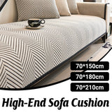Sofa Cushion Cover Modern Non Slip Couch Protector Furniture Seat Slipcover Pad - 70x210cm - Extra Image