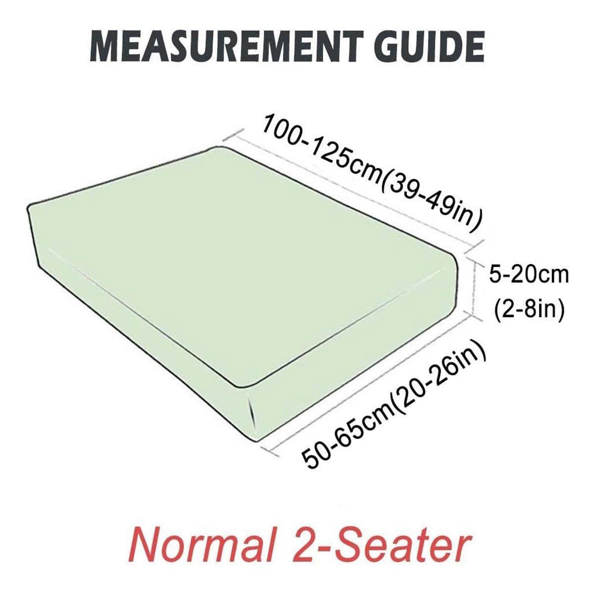 Stretch Sofa Slipcover 4 Seasons Universal Couch Protector Elastic Fabric Cover - Double-Dark-Grey