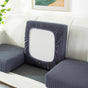 Stretch Sofa Slipcover 4 Seasons Universal Couch Protector Elastic Fabric Cover - Single-Dark-Grey