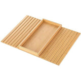Sofa Armrest Foldable Tray Organizer Dinner Plate Storage Tray Multi-purpose - Front View
