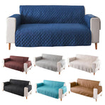 130X195cm Seater Pet Sofa Protector Cover Quilted Couch Covers Lounge Slipcover - Lake Blue