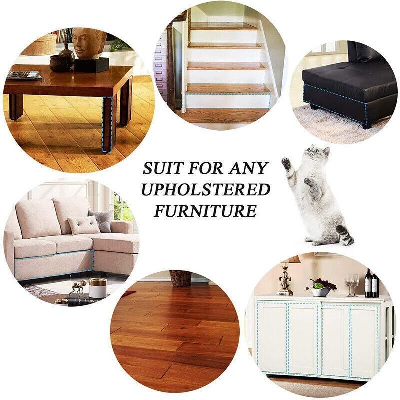 Cat Couch Sofa Scratch Guard Stickers Pet Furniture Anti-Scratching Protector - 2PCS