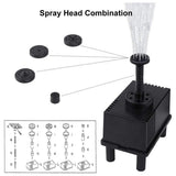Solar Powered Water Fountain Pump Garden Pond Submersible Filter Fish Tank Kit - Extra Image