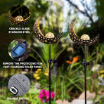 Solar Lights LED Garden Decor Outdoor Path Lights Lawn Light Lantern Lamp - 1X Flame