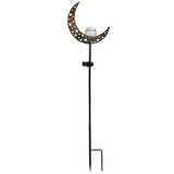 Solar Lights LED Garden Decor Outdoor Path Lights Lawn Light Lantern Lamp - 1X Flame - Close-Up Angle