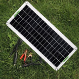 30W Usb Solar Panel Kit Battery Charger Controller Caravan Boat Outdoor Camping