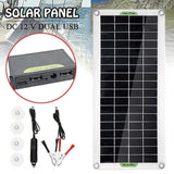 30W Usb Solar Panel Kit Battery Charger Controller Caravan Boat Outdoor Camping - Extra Image