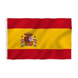 Large Spain Spanish Flag Heavy Duty Outdoor ES 90x150cm - 3x5ft - Rear View
