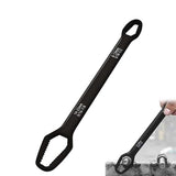 Universal Plum Screw Nuts Wrench 8-22mm Double Head Ratchet Spanner Repair Tools - Low Angle