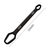 Universal Plum Screw Nuts Wrench 8-22mm Double Head Ratchet Spanner Repair Tools - Extra Image