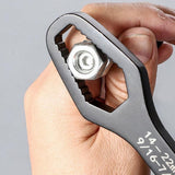 Universal Plum Screw Nuts Wrench 8-22mm Double Head Ratchet Spanner Repair Tools - Extra Image