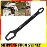 Universal Plum Screw Nuts Wrench 8-22mm Double Head Ratchet Spanner Repair Tools
